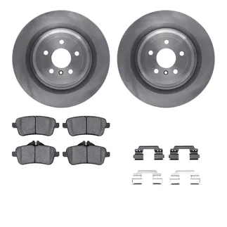 R1 Concepts WFWH1-63170 E- Line Series Brake Rotor W/ Ceramic Brake Pads & Hdw